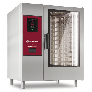 FOUR ELECTRIQUE TACTILE VAPEUR DIRECT - CONVECTION 10GN1/1 + CLEANING DIAMOND dans FOUR VAPEUR