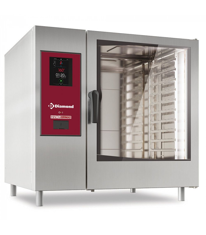 FOUR ELECTRIQUE TOUCH VAPEUR DIRECTE ET CONVECTION 230V/3 10XGN2/1 + CLEANING DIAMOND dans FOUR CONVECTION
