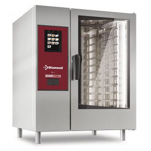 FOUR GAZ TACTILE VAPEUR DIRECT - CONVECTION 10GN1/1 + CLEANING DIAMOND dans FOUR VAPEUR