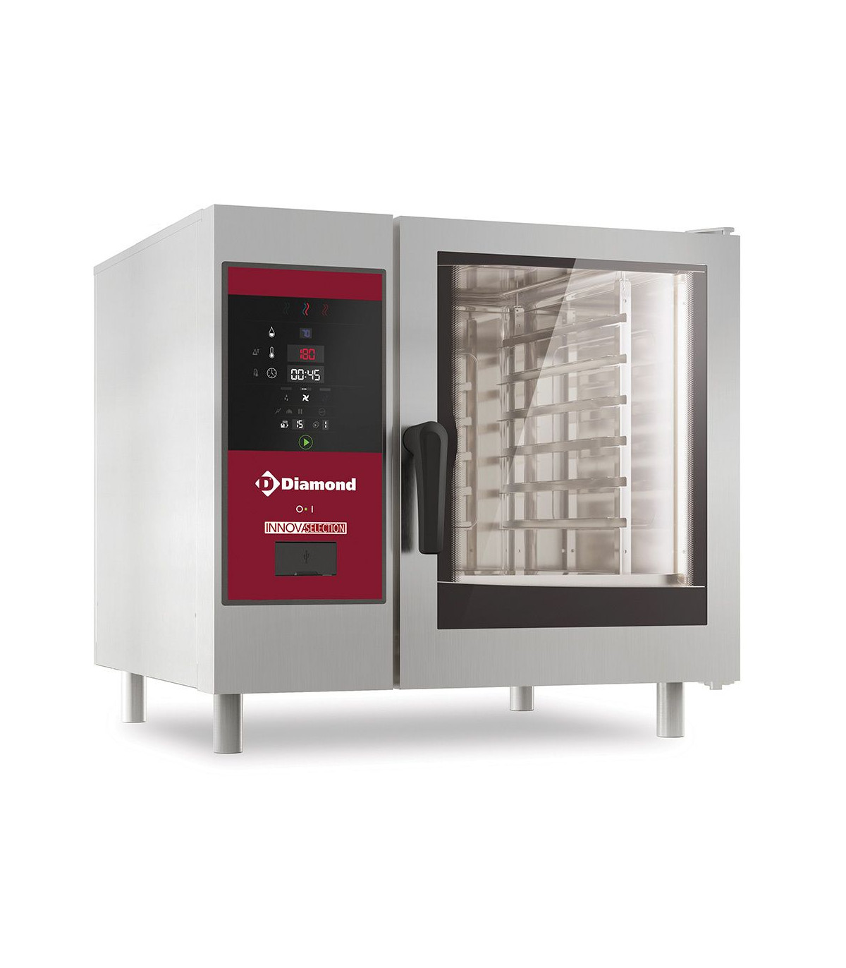 FOUR ELECTRIQUE VAPEUR BOILER CONVECTION 6XGN1/1 + CLEANING 400V DIAMOND dans FOUR CONVECTION