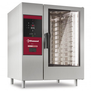 FOUR ELECTRIQUE VAPEUR BOILER ET CONVECTION 10XGN1/1 + CLEANING 380V DIAMOND dans FOUR CONVECTION