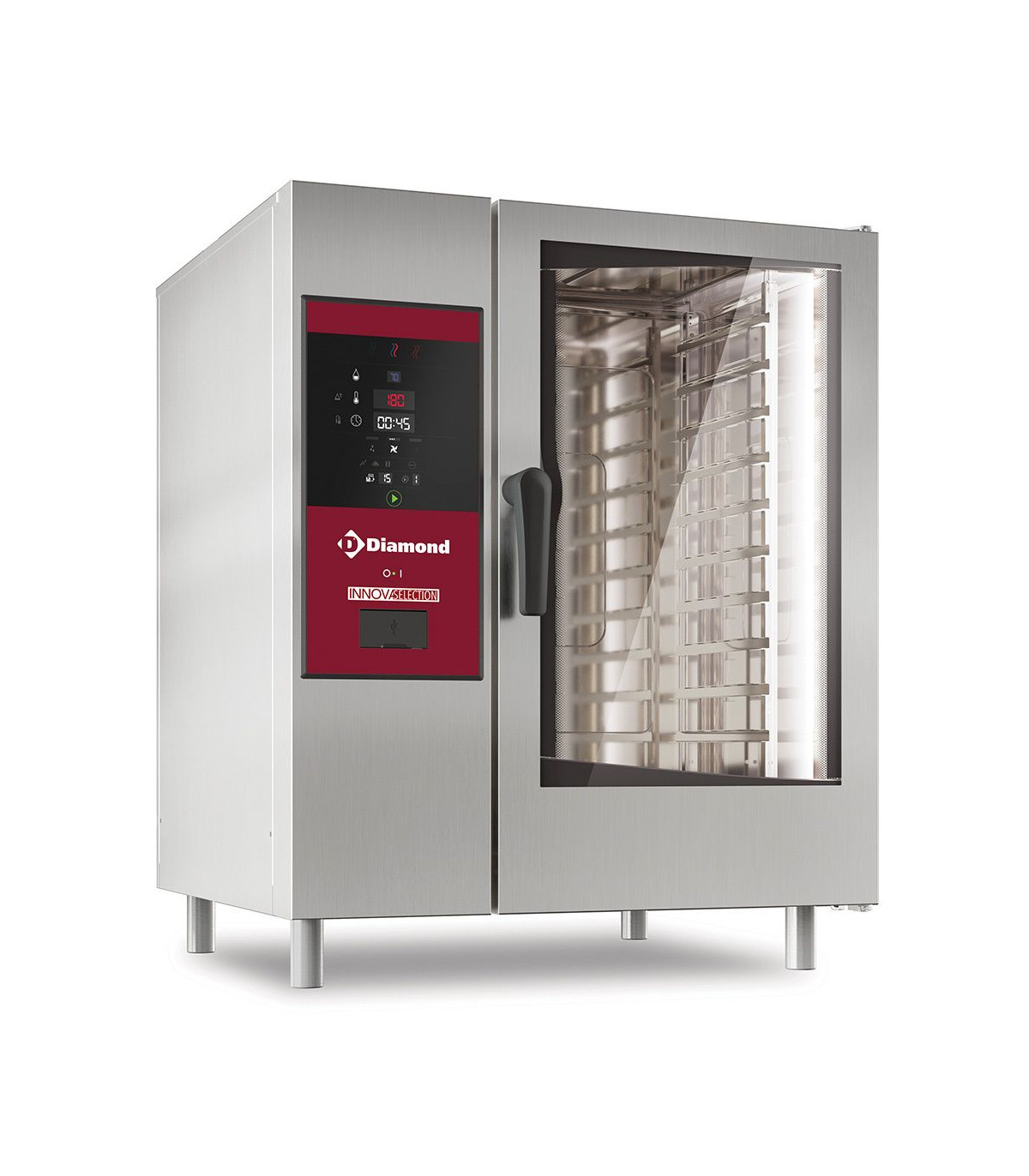 FOUR ELECTRIQUE VAPEUR BOILER ET CONVECTION 10XGN1/1 + CLEANING 380V DIAMOND dans FOUR CONVECTION