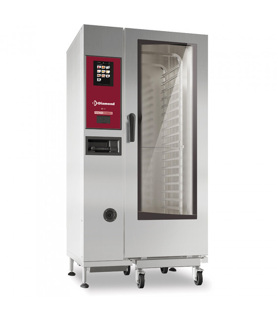 FOUR ELECTRIQUE TOUCH VAPEUR BOILER CONVECTION 20XGN1/1 + CLEANING DIAMOND dans FOUR CONVECTION