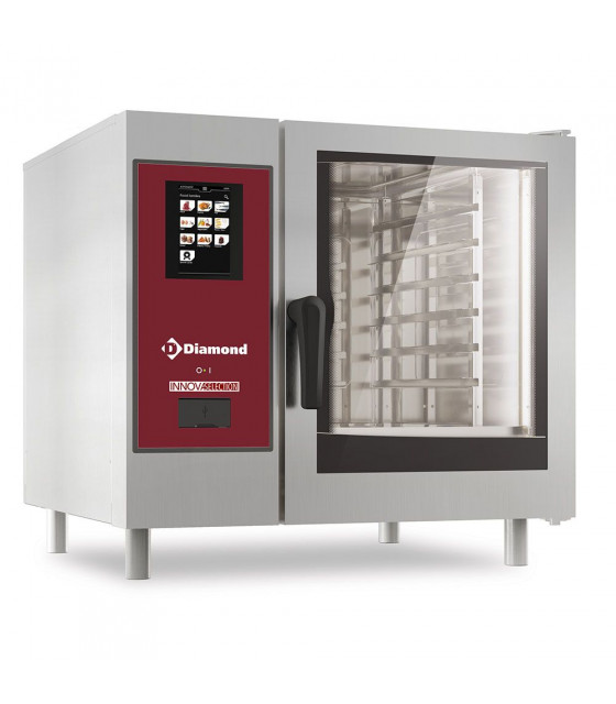 FOUR GAZ TOUCH VAPEUR BOILER CONVECTION 6XGN1/1 + CLEANING DIAMOND dans FOUR CONVECTION