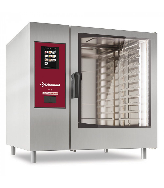 FOUR GAZ TOUCH VAPEUR BOILER CONVECTION 10XGN2/1 + CLEANING DIAMOND dans FOUR CONVECTION