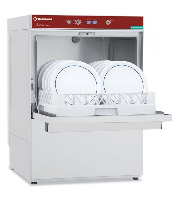 LAVE VAISSELLE PANIER 500X500MM + ADOUCISSEUR FULL-HYGIENE DIAMOND dans LAVE VAISSELLE FRONTAL