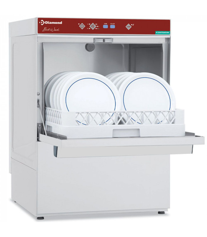 LAVE VAISSELLE PANIER 500X500MM + ADOUCISSEUR FULL-HYGIENE DIAMOND dans LAVE VAISSELLE FRONTAL