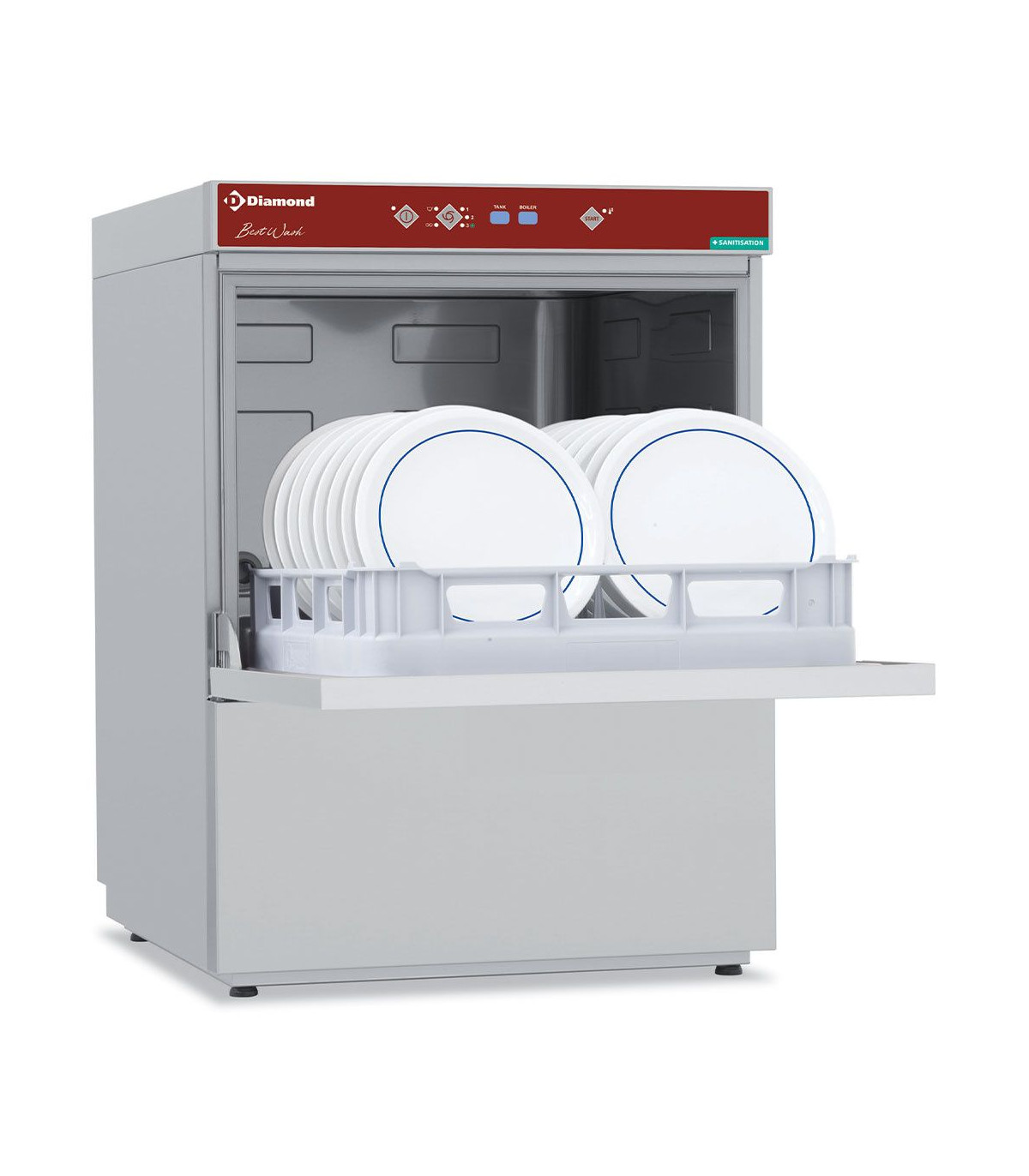 LAVE VAISSELLE 500X500MM FULL-HYGIENE DIAMOND dans LAVE VAISSELLE FRONTAL