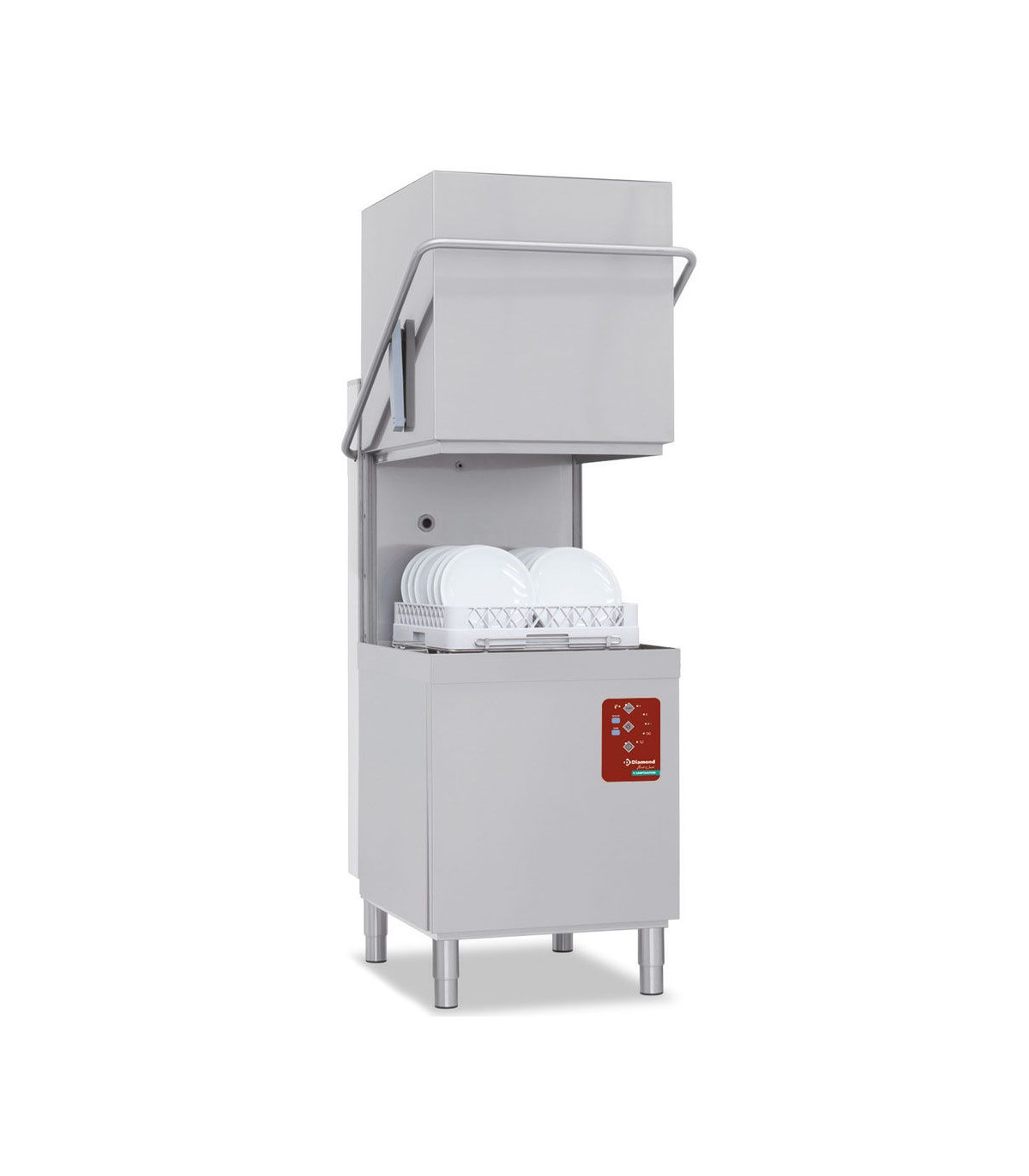 LAVE-VAISSELLE A CAPOT PANIER 500X500MM + ADOUCISSEUR FULL HYGIENE DIAMOND dans LAVE VAISSELLE A CAPOT