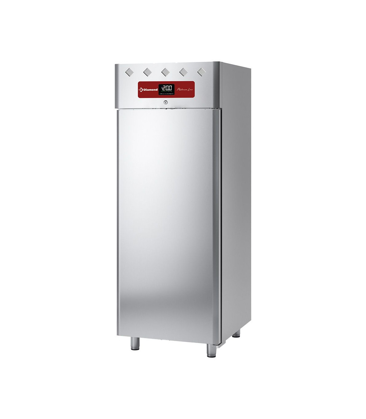 ARMOIRE DE CONGELATION 700L VENTILEE 1 PORTE GN2/1 DIAMOND dans CONSERVATEUR INOX