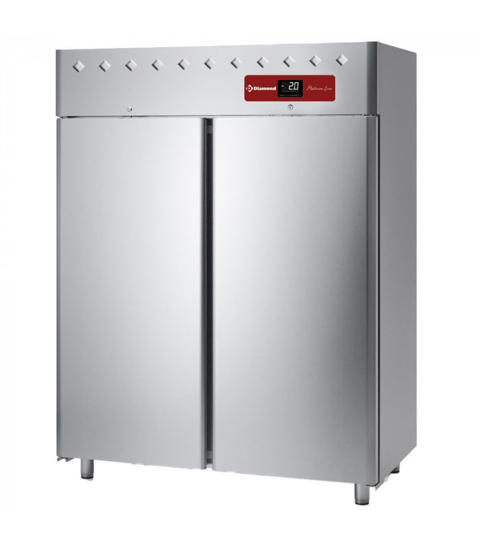 ARMOIRE FRIGORIFIQUE 1400LT VENTILEE 2 PORTES GN2/1 DIAMOND dans FRIGOS INOX