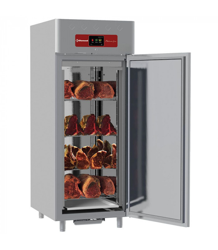 ARMOIRE DE MATURATION DRY AGING POUR VIANDE 850LT VENTILEE 1 PORTE 20XGN2/1 DIAMOND dans ARMOIRES DE MATURATION