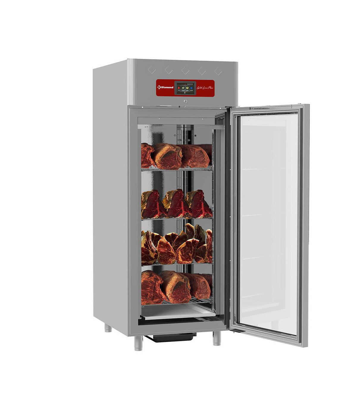 ARMOIRE DE MATURATION DRY AGING POUR VIANDE 850LT VENTILEE 1 PORTE VITREE DIAMOND dans ARMOIRES DE MATURATION