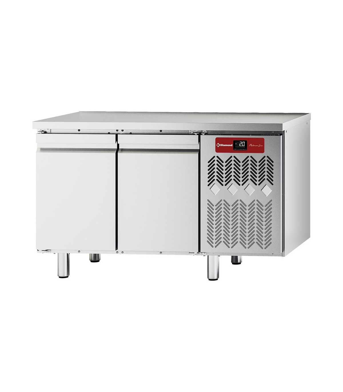 TABLE FRIGORIFIQUE VENTILEE 2 PORTES GN1/1 DIAMOND dans TABLES REFRIGEREES