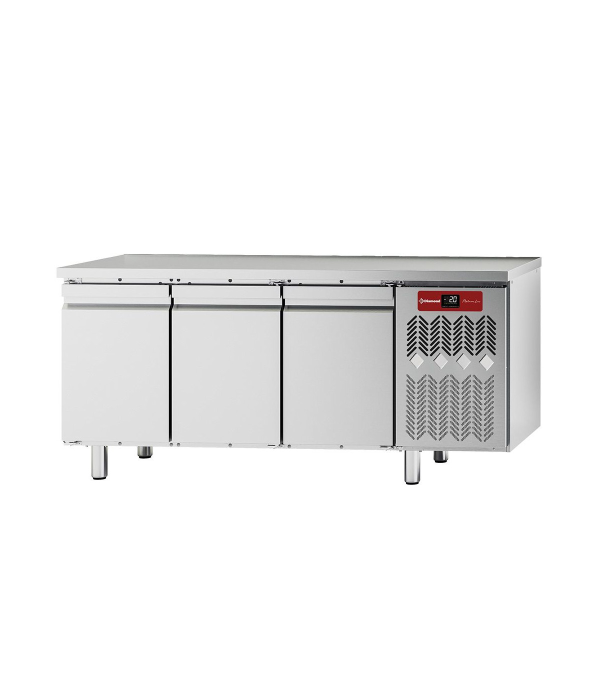 TABLE FRIGORIFIQUE VENTILEE 3 PORTES GN1/1 3 PORTES 405LT DIAMOND dans TABLES REFRIGEREES