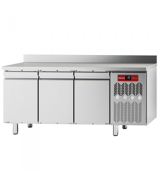 TABLE FRIGORIFIQUE MURALE VENTILEE 3 PORTES GN1/1 405LT DIAMOND dans TABLES REFRIGEREES