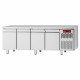 TABLE FRIGORIFIQUE VENTILEE 4 PORTES GN1/1 550LT DIAMOND