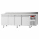 TABLE FRIGORIFIQUE MURALE VENTILEE 4 PORTES GN1/1 550LT DIAMOND