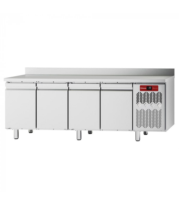 TABLE FRIGORIFIQUE MURALE VENTILEE 4 PORTES GN1/1 550LT DIAMOND dans TABLES REFRIGEREES