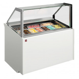 COMPTOIR A CREME GLACEE 6 BACS INOX 360X165 DIAMOND dans COMPTOIR A GLACES