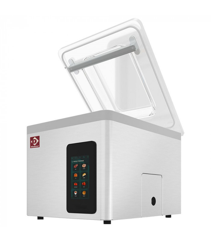 MACHINE SOUS-VIDE CUVE INOX 370X420XH180MM 21M3/H ECRAN TOUCH DIAMOND dans MACHINE SOUS VIDE