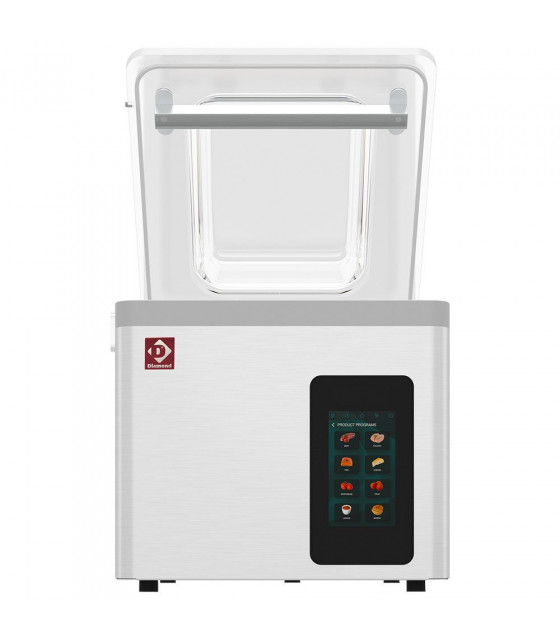 MACHINE SOUS-VIDE CUVE INOX 370X420XH180MM 21M3/H ECRAN TOUCH DIAMOND dans MACHINE SOUS VIDE