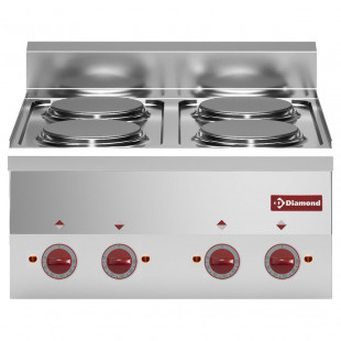 CUISINIERE ELECTRIQUE 4 PLAQUES TOP DIAMOND dans ELECTRIQUE