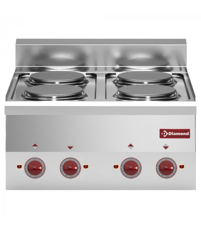 CUISINIERE ELECTRIQUE 4 PLAQUES TOP DIAMOND dans ELECTRIQUE