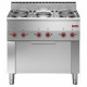 FOURNEAU 5 PLAQUES ET FOUR CONVECTION ELECTRIQUE GN1/1 DIAMOND