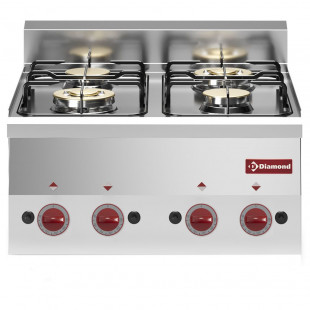 CUISINIERE 4 FEUX GAZ TOP DIAMOND dans GAZ