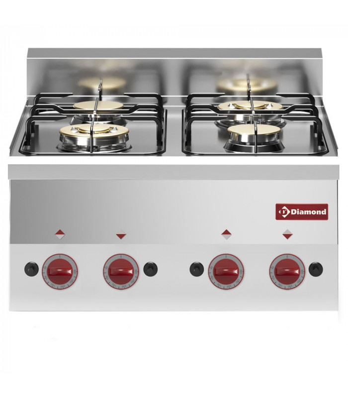 CUISINIERE 4 FEUX GAZ TOP DIAMOND dans GAZ