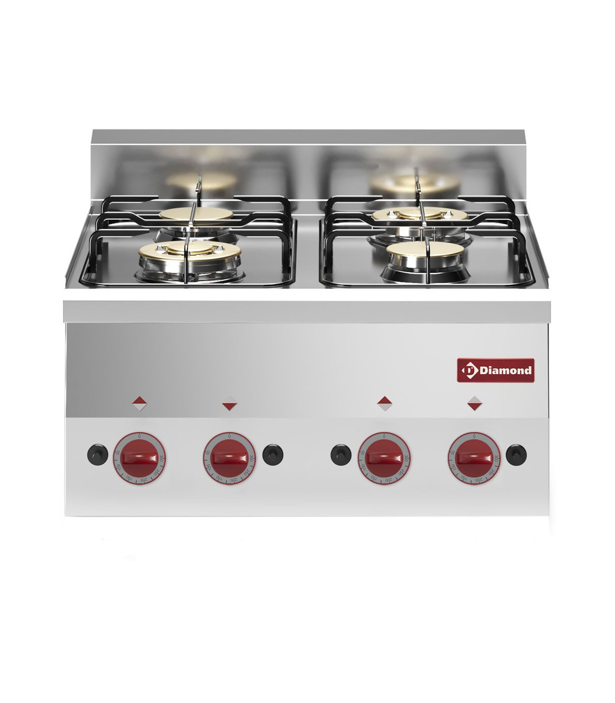CUISINIERE 4 FEUX GAZ TOP DIAMOND dans GAZ