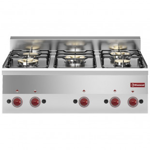 CUISINIERE 5 FEUX GAZ TOP DIAMOND dans GAZ