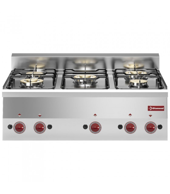 CUISINIERE 5 FEUX GAZ TOP DIAMOND dans GAZ