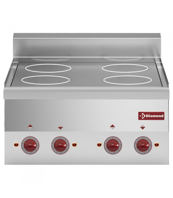 CUISINIERE VITROCERAMIQUE 4 PLAQUES TOP DIAMOND dans ELECTRIQUE
