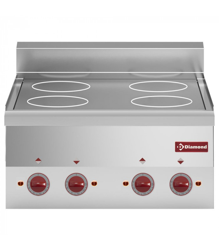 CUISINIERE VITROCERAMIQUE 4 PLAQUES TOP DIAMOND dans ELECTRIQUE