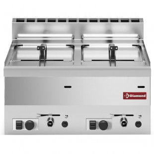 FRITEUSE GAZ 2 CUVES 8LT TOP DIAMOND dans GAZ