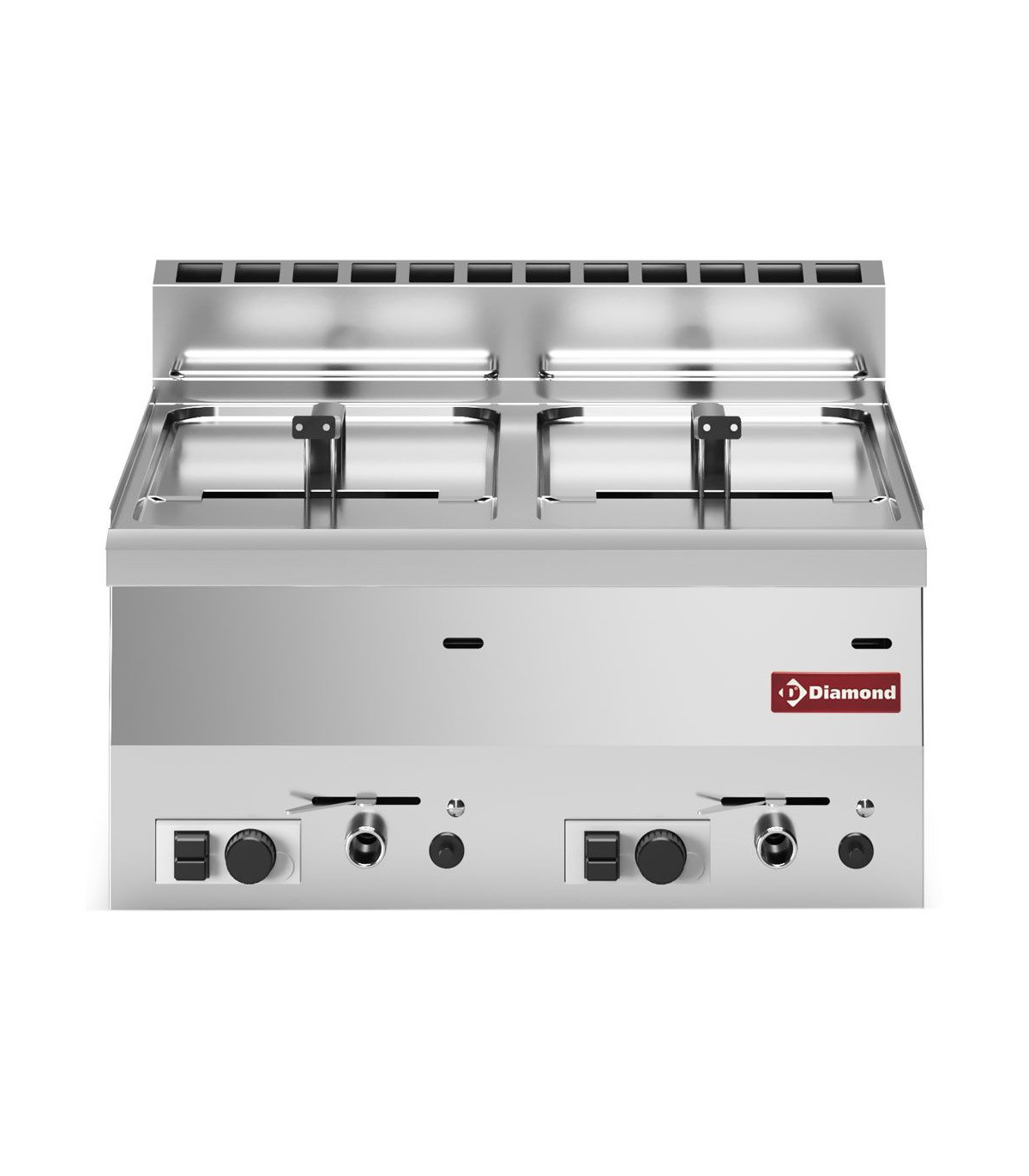 FRITEUSE GAZ 2 CUVES 8LT TOP DIAMOND dans GAZ