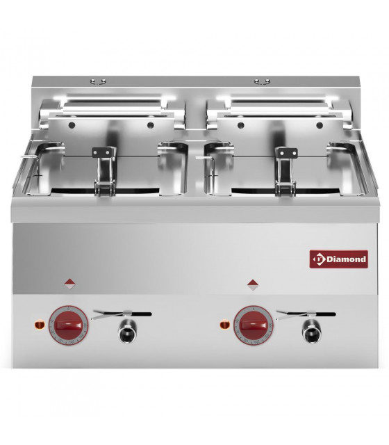 FRITEUSE ELECTRIQUE 2 CUVES 10LT TOP DIAMOND dans ELECTRIQUE