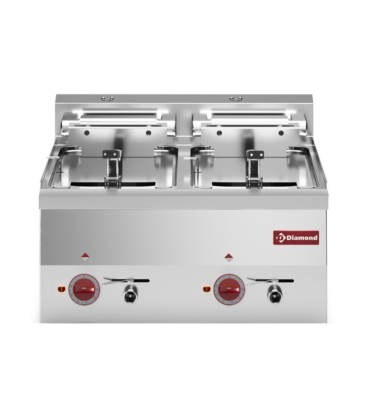 FRITEUSE ELECTRIQUE 2 CUVES 10LT TOP DIAMOND dans ELECTRIQUE