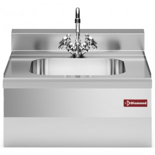 EVIER 400X400XH200 AVEC ROBINET MELANGEUR ET SIPHON DIAMOND dans EVIERS ET PLONGES