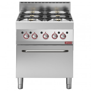 FOURNEAU 4 FEUX VIFS GAZ AVEC FOUR GAZ DIAMOND dans GAZ