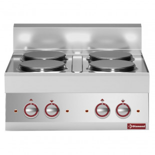 CUISINIERE ELECTRIQUE 4 PLAQUES TOP DIAMOND dans ELECTRIQUE