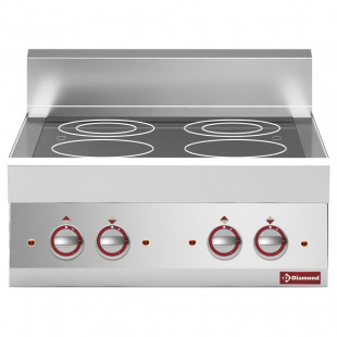 CUISINIERE ELECTRIQUE VITROCERAMIQUE 4 FOYERS TOP DIAMOND dans ELECTRIQUE