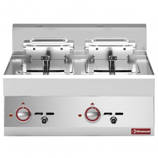 FRITEUSE ELECTRIQUE 2 CUVES 10LT TOP DIAMOND dans ELECTRIQUE