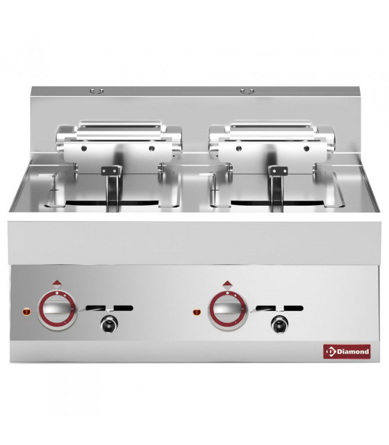 FRITEUSE ELECTRIQUE 2 CUVES 10LT TOP DIAMOND dans ELECTRIQUE