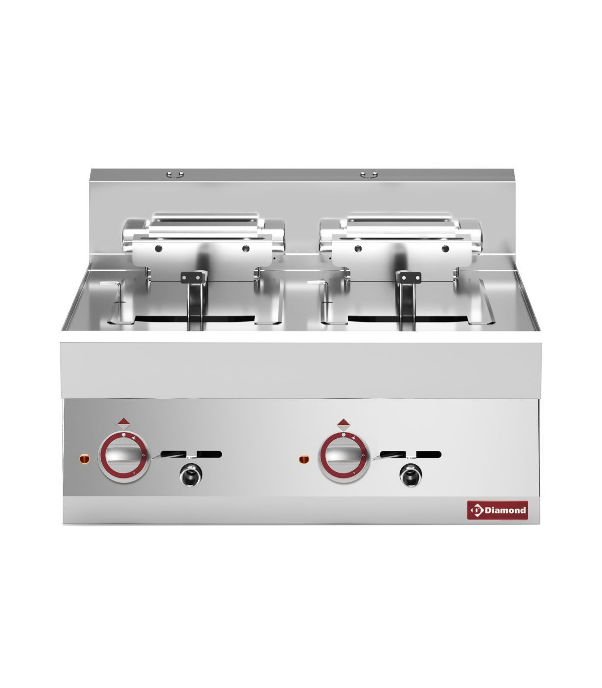 FRITEUSE ELECTRIQUE 2 CUVES 10LT TOP DIAMOND dans ELECTRIQUE