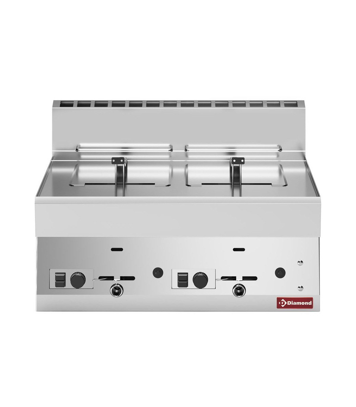 FRITEUSE GAZ 2 CUVES 8LT TOP DIAMOND dans GAZ