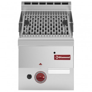 GRILL PIERRES DE LAVE GAZ AVEC GRILLE DE CUISSON EN FONTE TOP DIAMOND dans PIERRES DE LAVE