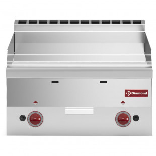 PLAQUE DE CUISSON GAZ SURFACE LISSE CHROME TOP DIAMOND dans PLAQUE A SNACKER